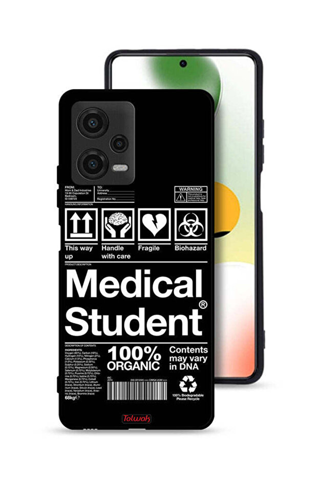 جراب حماية Xiaomi Poco X5، ملصق طالب الطب