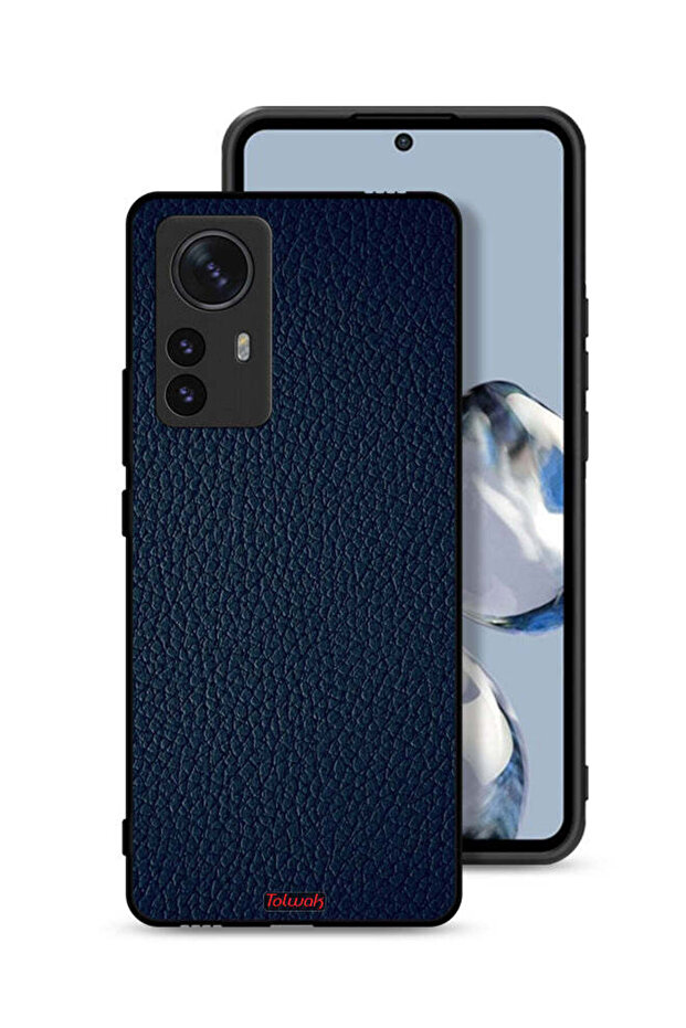 غطاء حماية جلدي بنمط لهاتف Xiaomi 12S Pro