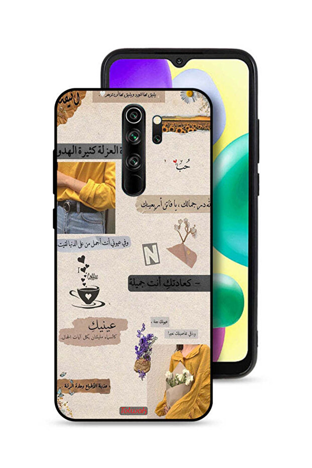 Xiaomi Redmi Note 8 Pro Protective Case Cover Arabic Quotes Love