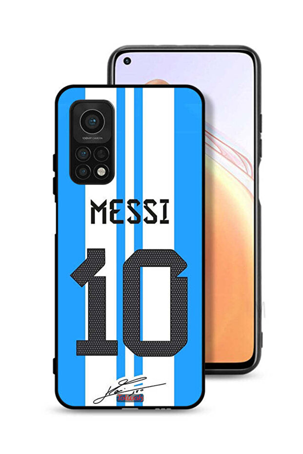 غطاء حماية لهاتف شاومي مي 10 تي برو 5G ميسي 10