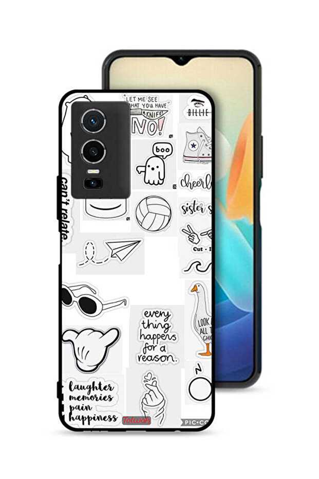 غطاء حماية لهاتف Vivo Y76 5G لا يمكن ربطه