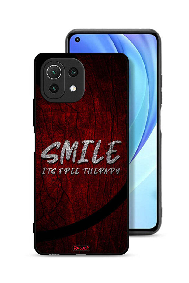 Xiaomi Mi 11 Lite Protective Case Cover Smile Its Free Therapy