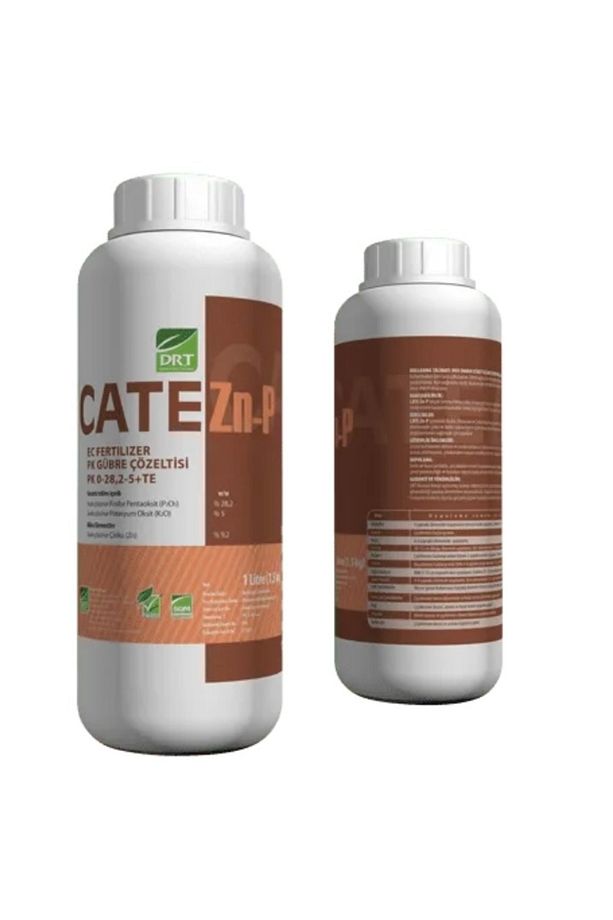 CATE Zn-P 1 Litre | %28,2 Fosfor + %9,2 Çinko + %5 Potasyum | Yaprak ve Damla - 1