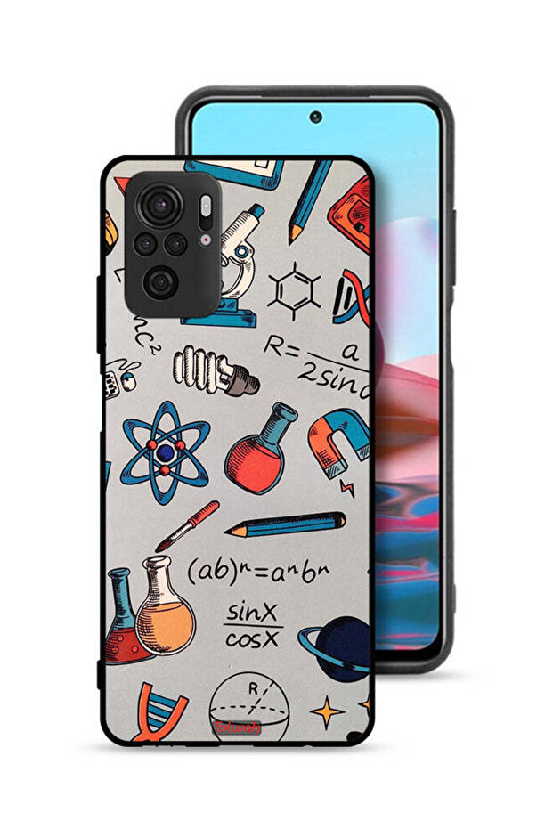 Xiaomi Redmi Note 10S Protective Case Cover Science Tags - 1
