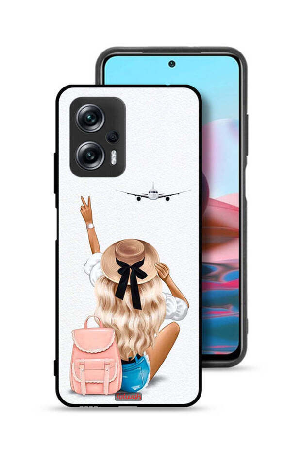 Xiaomi Poco X4 GT Protective Case Cover Girl Love Travel