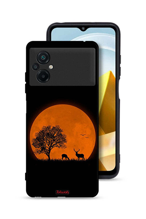 Xiaomi Poco M5 4G Protective Case Cover Evening Moon Art