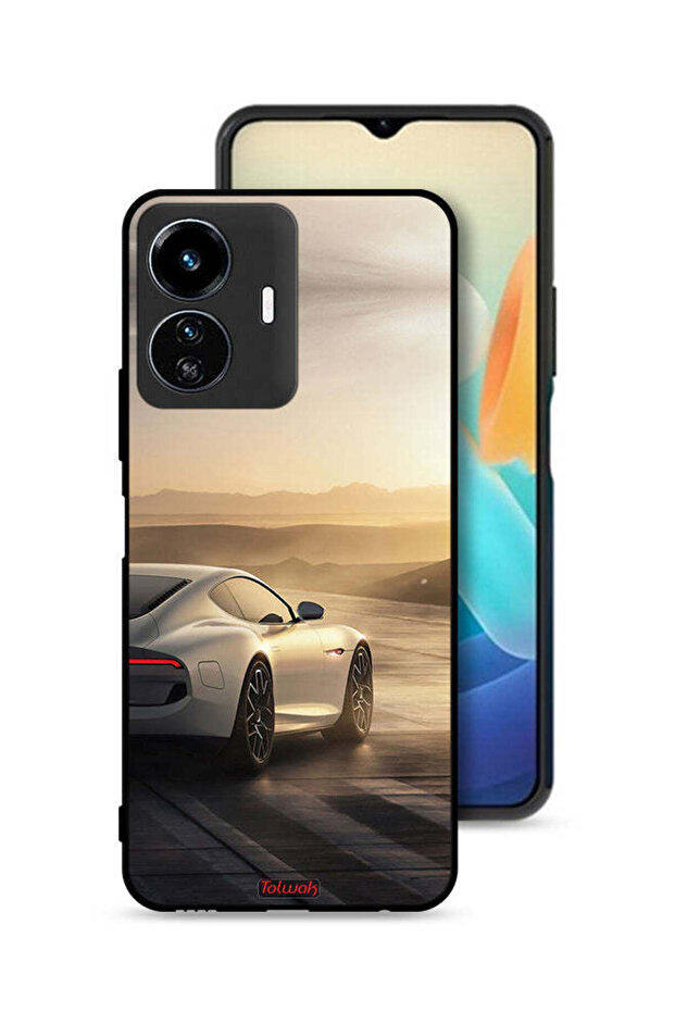 غطاء حماية سيارة لهاتف Vivo Y77e 5G