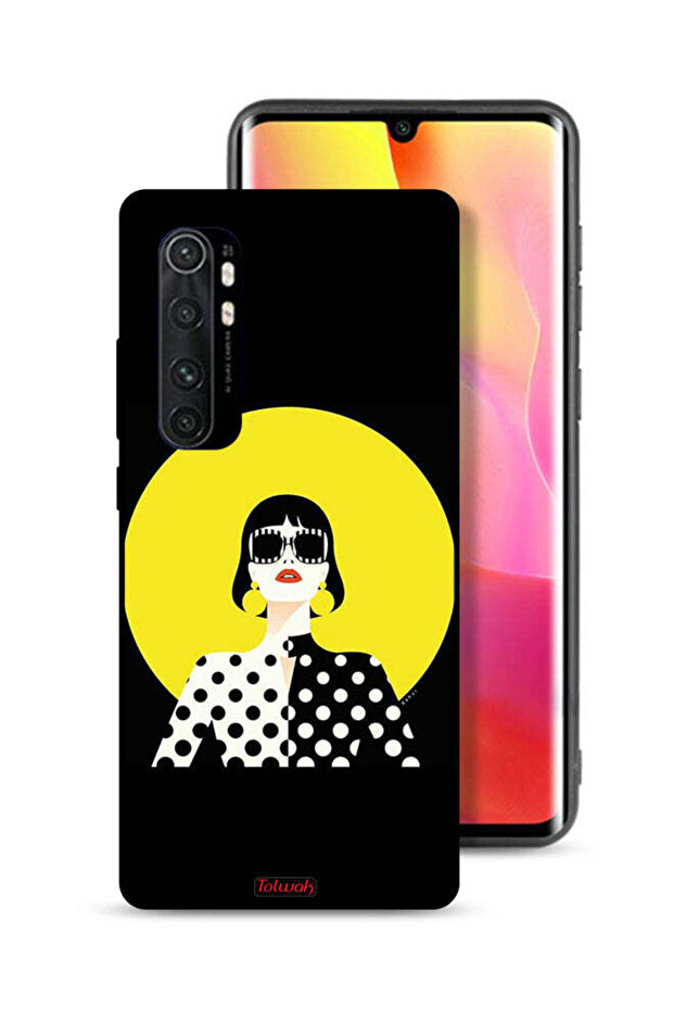 Xiaomi Mi Note 10 Lite Protective Case Cover Stylish Girl Art