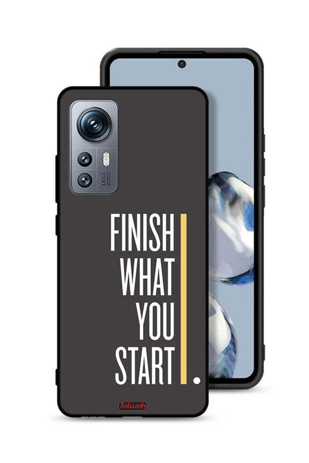 Xiaomi 12S Protective Case Cover Finish What You Start