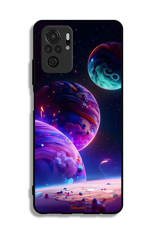 غطاء حماية لهاتف Xiaomi Poco M5s بنمط كوكبي - 2