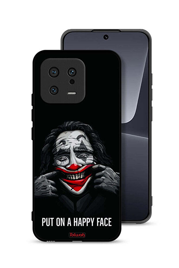 غطاء حماية لهاتف Xiaomi 13 بوجه سعيد