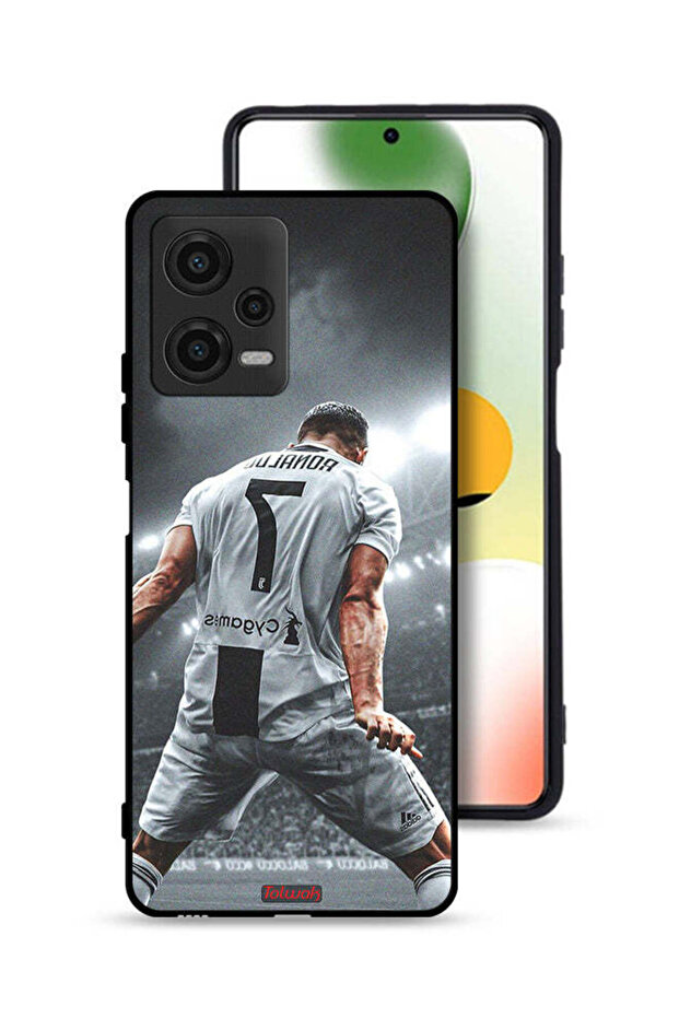 غطاء حماية لهاتف Xiaomi Poco X5 بطبعة احتفال كريستيانو رونالدو