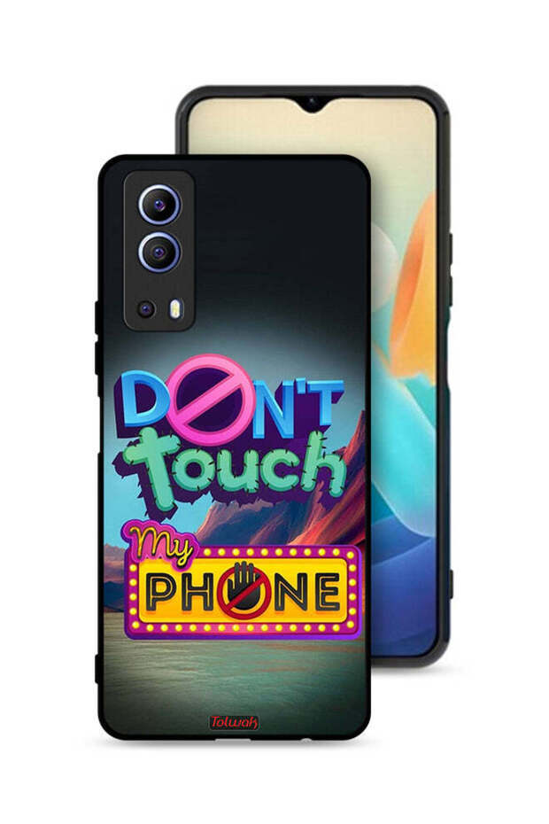 Vivo Y72 5G Protective Case Cover Do Not Touch My Phone
