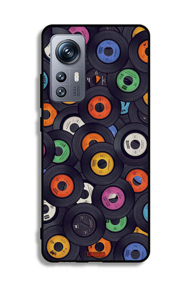 غطاء حماية لهاتف Xiaomi 12S بنمط أقراص مضغوطة - 2