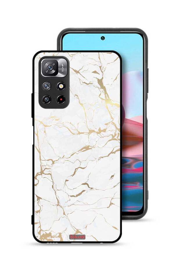 غطاء حماية لهاتف شاومي ريدمي نوت 11S بنمط رخامي - 1