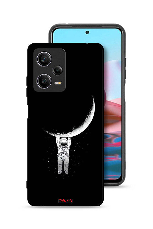 Xiaomi Redmi Note 12 Pro Protective Case Cover Hanging From Moon
