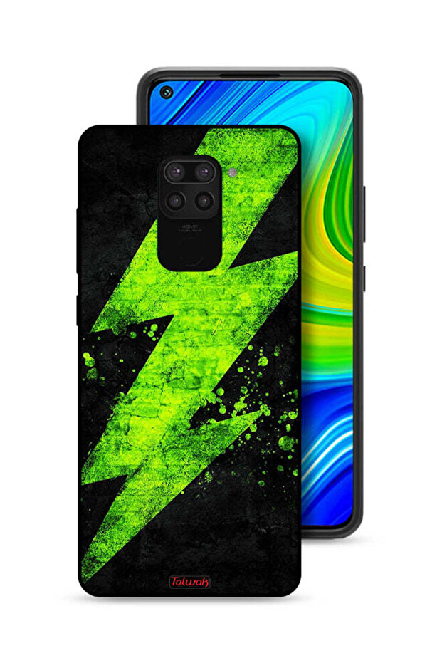 غطاء حماية لهاتف شاومي ريدمي نوت 9 بنمط كهربائي - 1