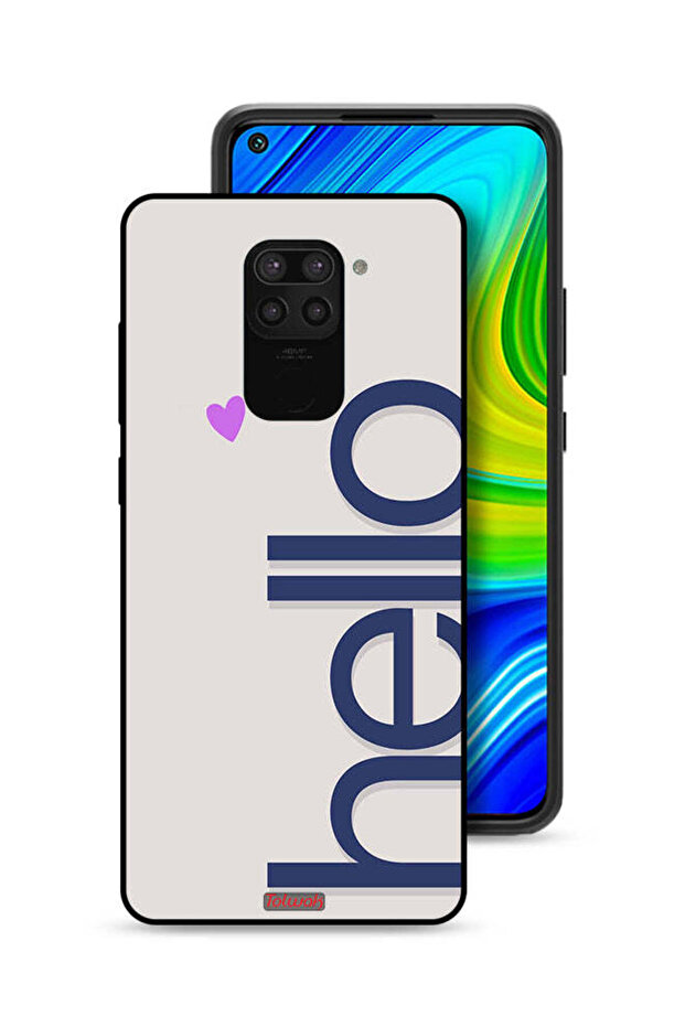 Xiaomi Redmi Note 9 Protective Case Cover Hello