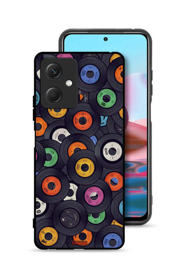 غطاء حماية لهاتف شاومي ريدمي نوت 12 بنمط أقراص مضغوطة - 1