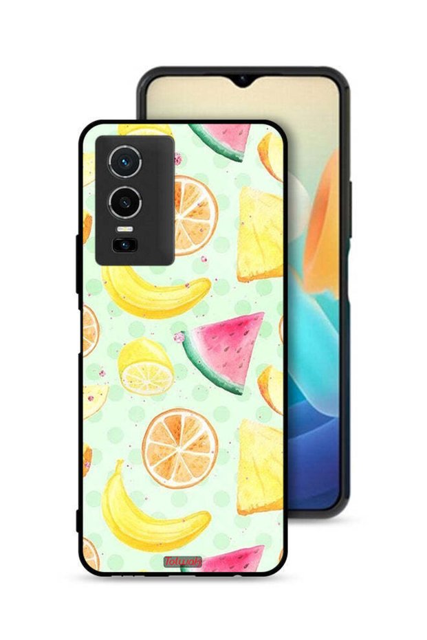 Vivo Y76 5G Protective Case Cover Fruits Watercolor Art