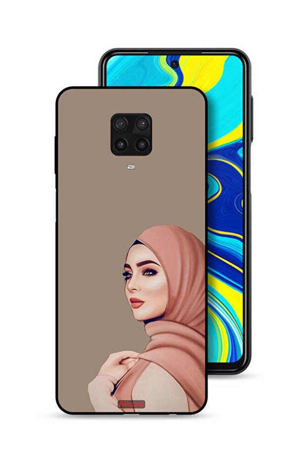 Xiaomi Redmi Note 9S Protective Case Cover Beautiful Hijab Girl