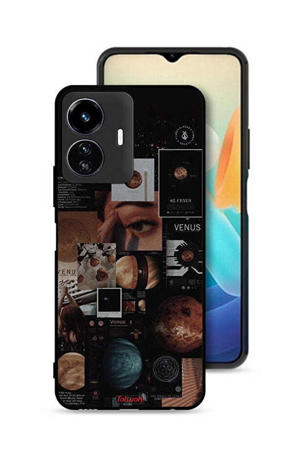 غطاء حماية لهاتف Vivo Y77e 5G بتصميم فينوس آرت