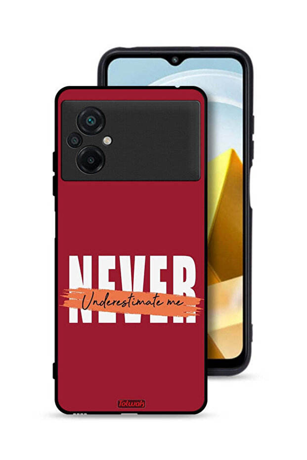 Xiaomi Poco M5 4G Protective Case Cover Never Underestimate Me