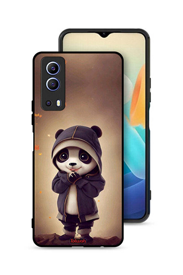 Vivo Y72 5G Protective Case Cover Cute Little Panda