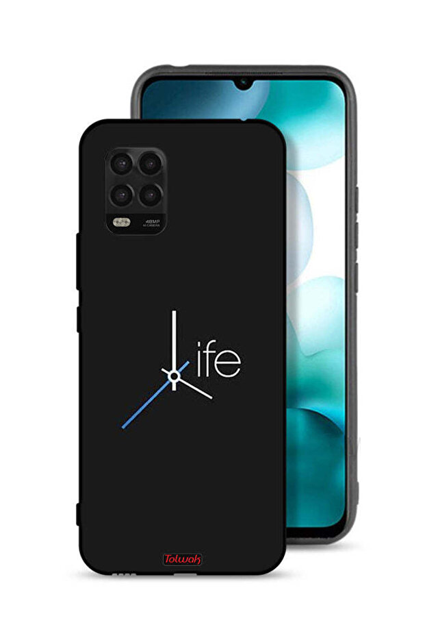 غطاء حماية لهاتف شاومي مي 10 لايت 5G لايف كلوك