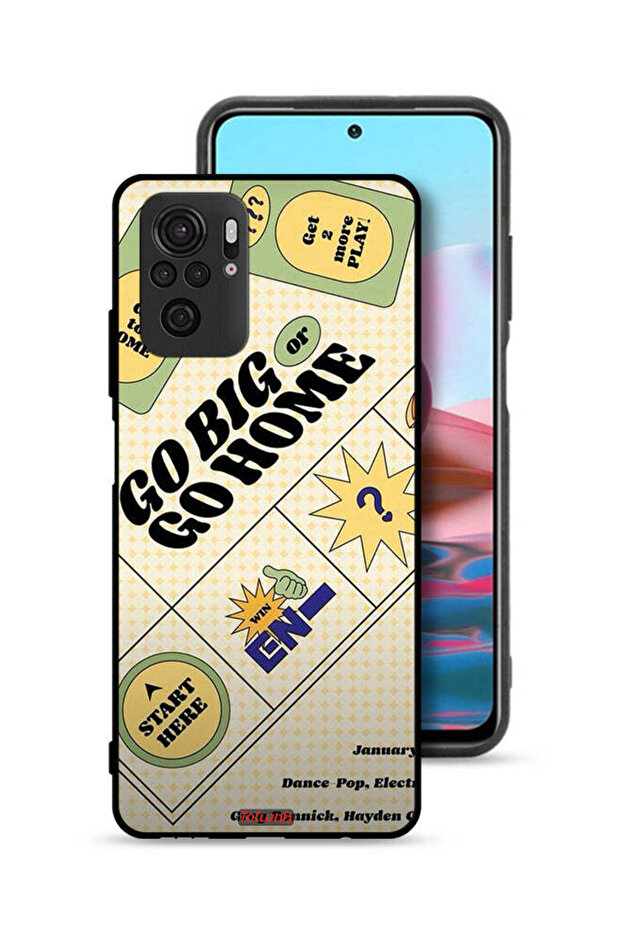 Xiaomi Redmi Note 10S Protective Case Cover Go Big Or Go Home