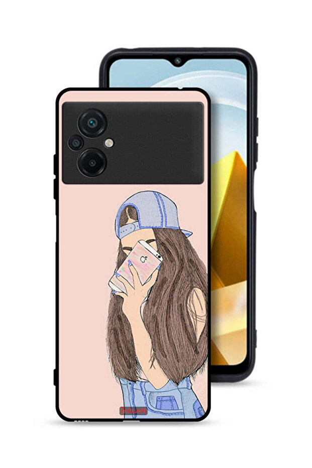 غطاء حماية لهاتف Xiaomi Poco M5 4G لالتقاط صور سيلفي