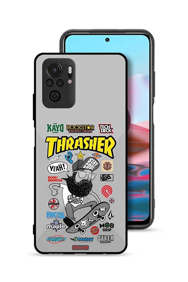 Xiaomi Redmi Note 10S Protective Case Cover Thrasher Sticker
