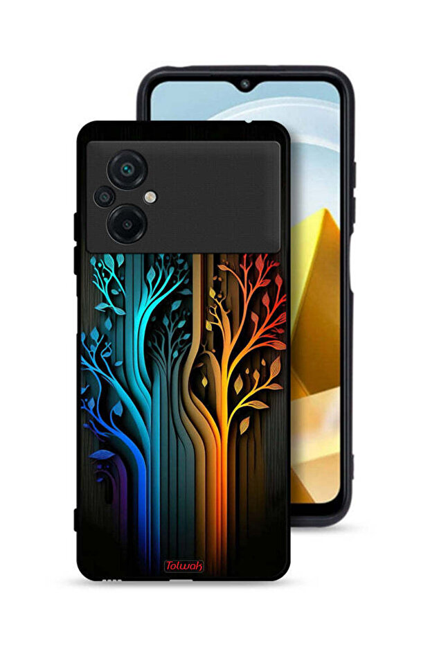 Xiaomi Poco M5 4G Protective Case Cover Tree Leaves Art