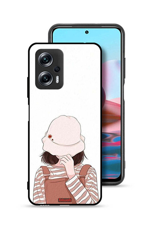 غطاء حماية لهاتف Xiaomi Poco X4 GT مع غطاء للوجه وقبعة
