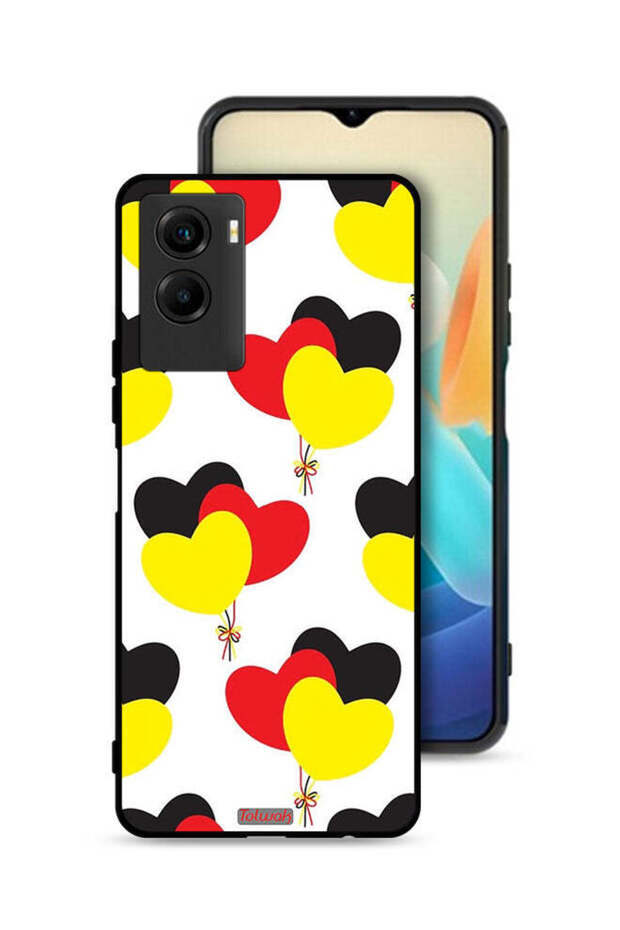 غطاء حماية لهاتف Vivo Y55s 5G (2021) بتصميم Three Hearts Bunch