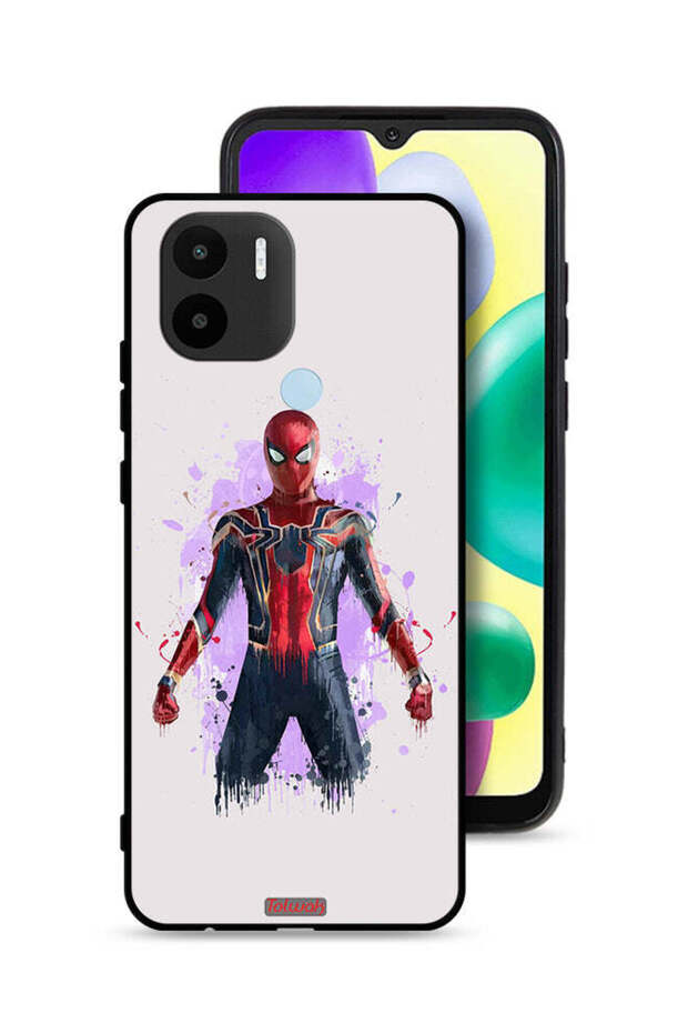 غطاء حماية Xiaomi Redmi A1 Plus بتصميم العنكبوت الحديدي
