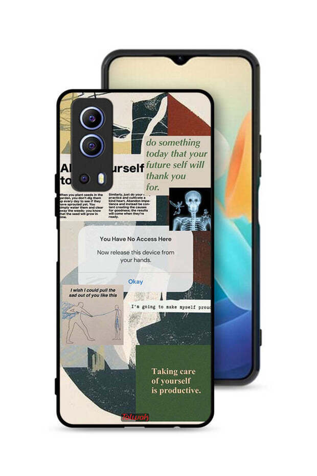 Vivo Y72 5G Protective Case Cover Allow Yourself To Grow