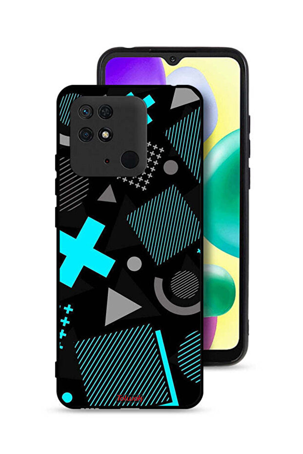 Xiaomi Redmi 10C Protective Case Cover Squid Game Icons
