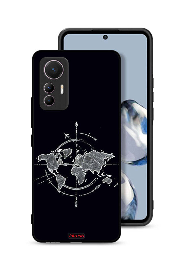 Xiaomi 12 Lite Protective Case Cover Compass Art
