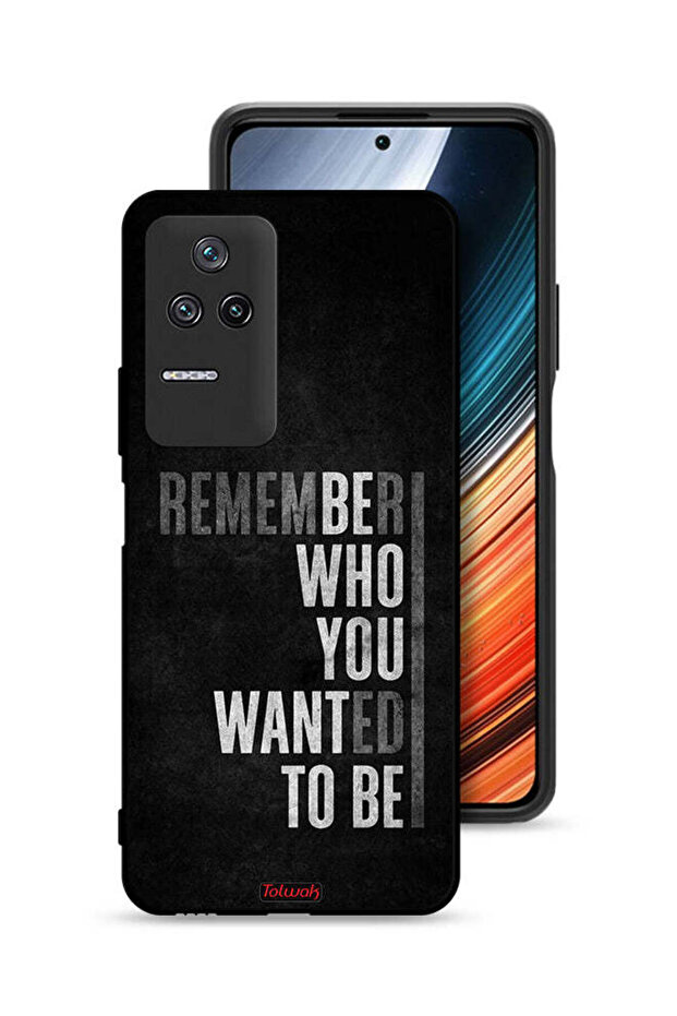 غطاء حماية لهاتف Xiaomi Redmi K40S تذكر من أردت أن تكون