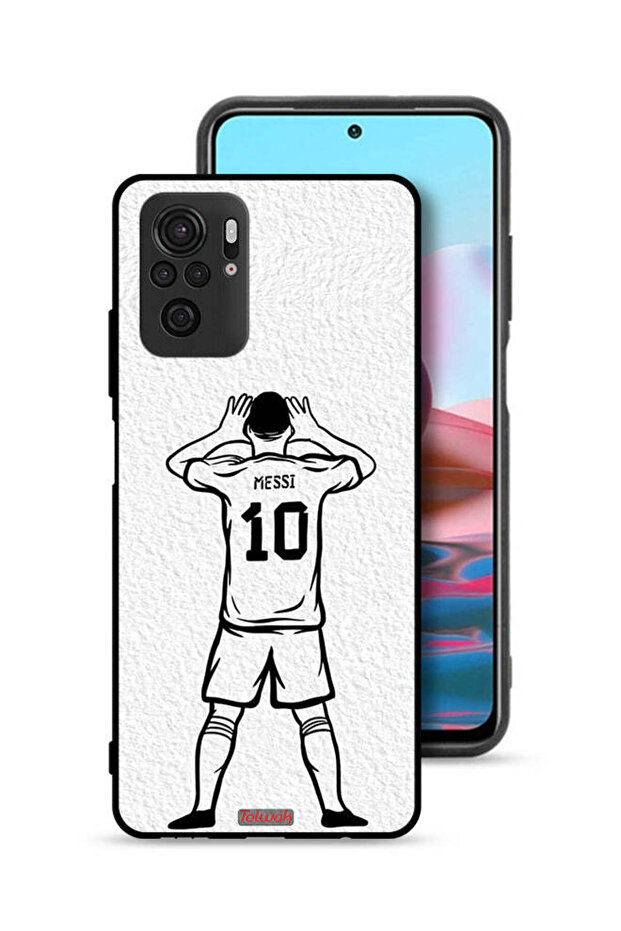 غطاء حماية لهاتف Xiaomi Poco M5s - رسم ميسي