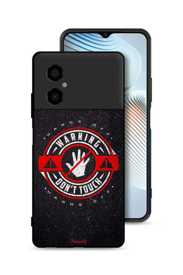 Xiaomi Poco M4 5G Protective Case Cover Warning Do Not Touch
