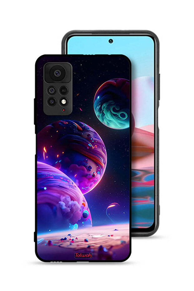 غطاء حماية لهاتف شاومي ريدمي نوت 11 برو 5G بنمط كوكبي