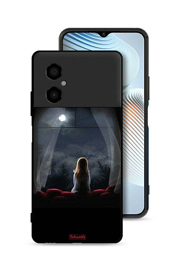 غطاء حماية لهاتف Xiaomi Poco M4 5G بتصميم خيالي ليلي