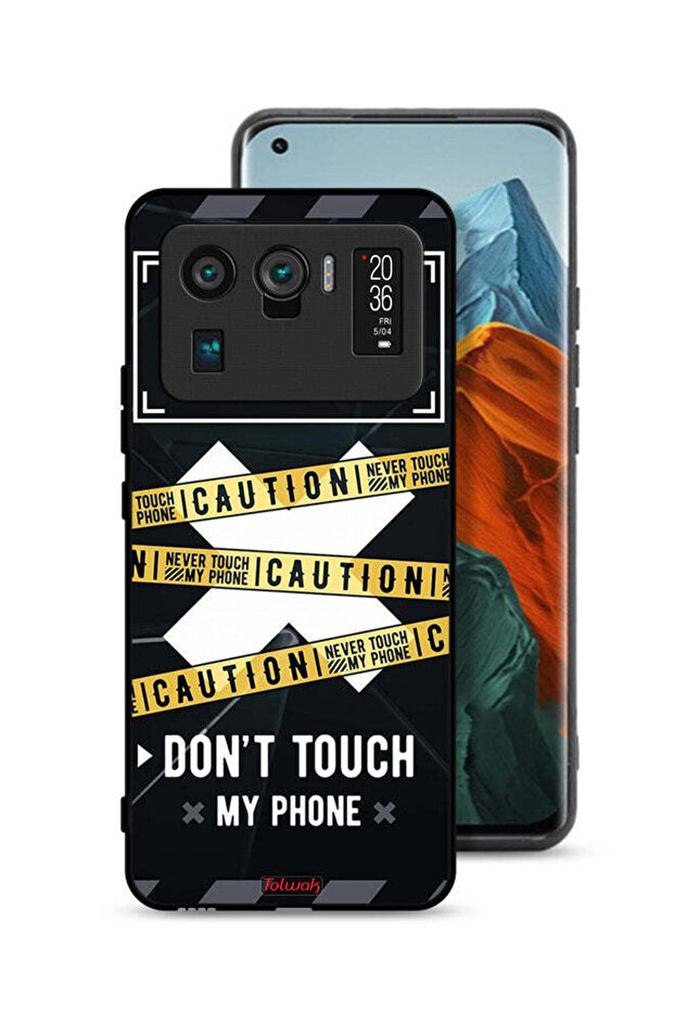 Xiaomi Mi 11 Ultra Protective Case Cover Caution Never Touch My Phone