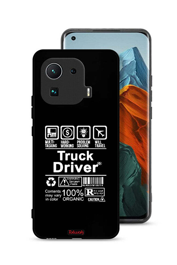 Xiaomi Mi 11 Pro Protective Case Cover Truck Driver Sticker