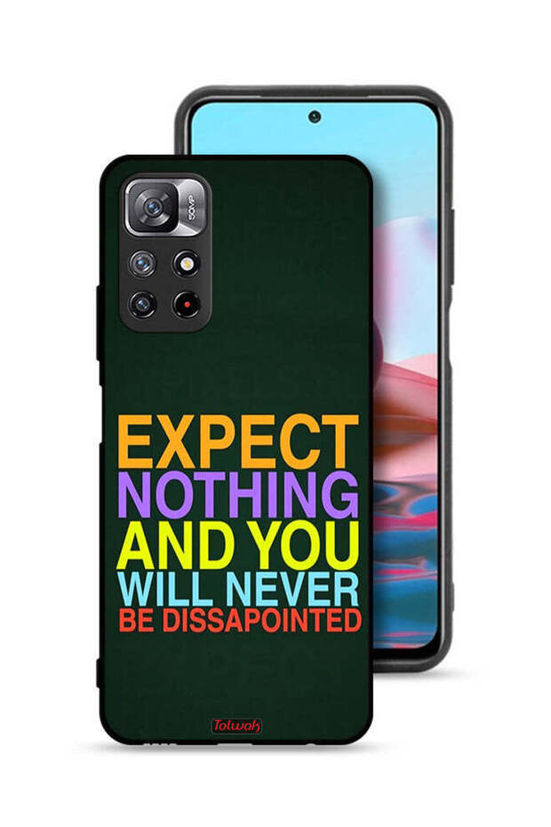غطاء حماية لهاتف Xiaomi Redmi Note 11S لا تتوقع شيئًا ولن تشعر بخيبة الأمل أبدًا