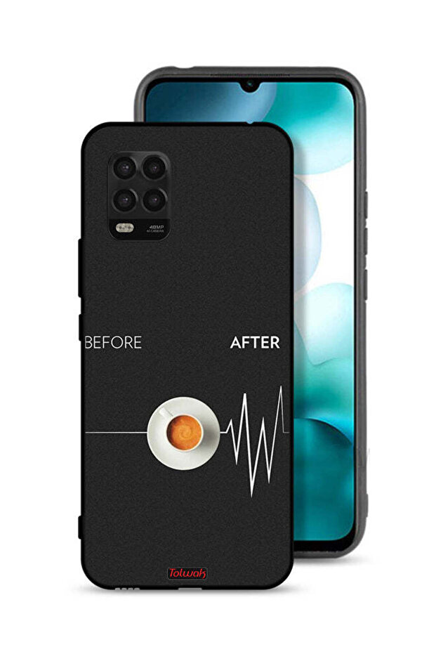 غطاء حماية لهاتف Xiaomi Mi 10 Lite 5G قبل وبعد