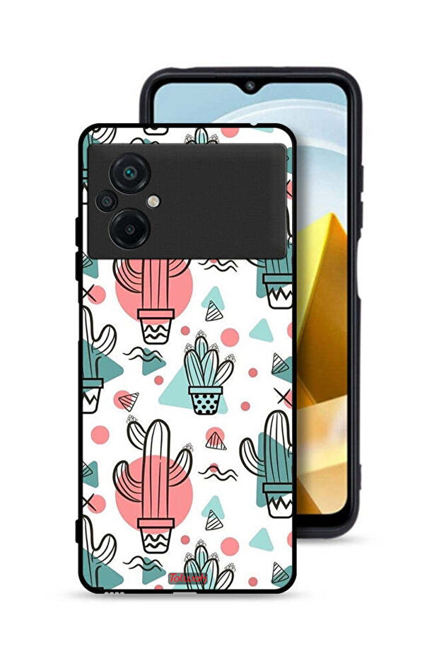 غطاء حماية لهاتف Xiaomi Poco M5 4G بلون الصبار