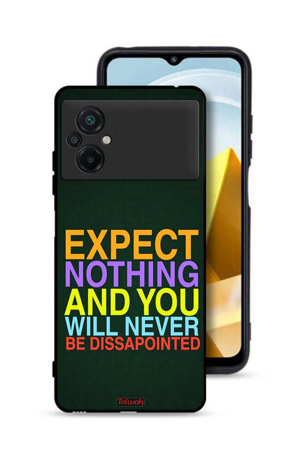 غطاء حماية لهاتف Xiaomi Poco M5 4G لا تتوقع شيئًا ولن تشعر بخيبة الأمل أبدًا
